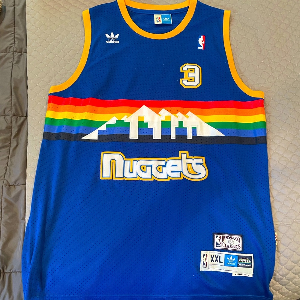 Allen Iverson - Rainbow Denver Nuggets Jersey - XXL